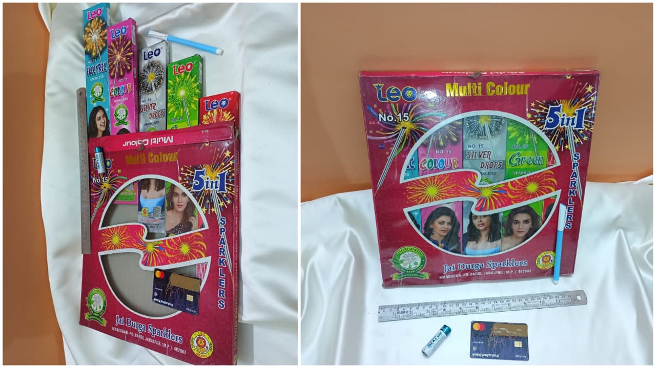 LEO 15 CM SPARKLES COMBO OF 5 COLOURS 